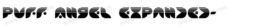 Puff Angel Expanded字体转换